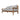 Divano Bahama 2,5 posti incl cuscino - 150x95x80 - Naturale/Bianco - teak - ELIARREDA