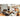Biochimenea 900x400 mm con cristal - marrón bronce