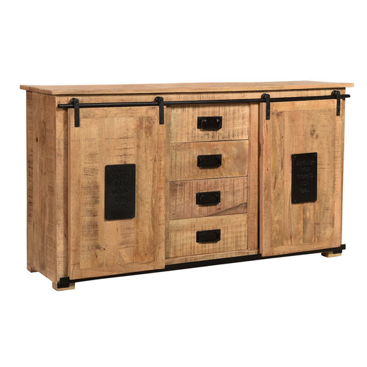 Credenza bassa industrial Lory