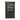 Mobile Buffet Provence - 130x48x215 - Nero/Grigio - Mango/Ferro/Vetro
