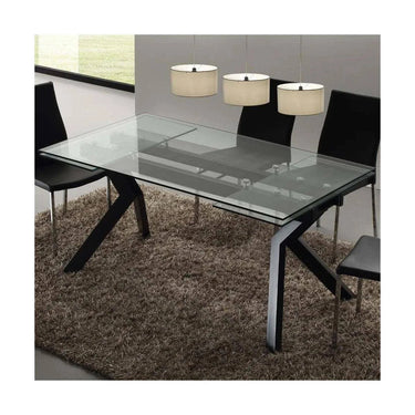 TAVOLO VETRO ALLUNGABILE TOKIO GLASS - ELIARREDA