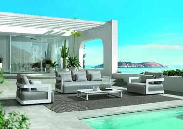 Salotto da giardino top luxury RAFA modulare 3 colori