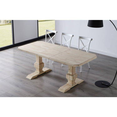 TAVOLO DA PRANZO ALLUNGABILE VERSALLES LEGNO ROVERE NORDISH OK1259 (8472)