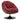 Poltrona girevole in tessuto bordeaux, 78x78x84 cm