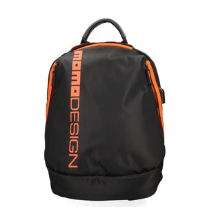 Zaino Momo Design   Chiusura Zip Tasche Manico Nylon 29x36x16 cm 4 colori