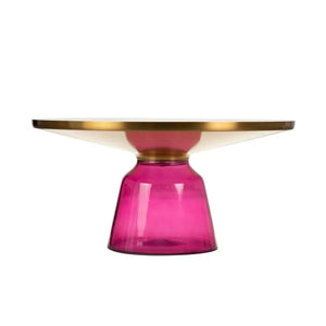 Tavolino da salotto Inox/Vetro nero 75x75x37 cm