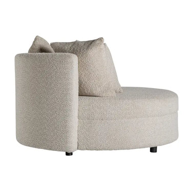 Divano in cotone bouclé di colore 115x115x59 cm