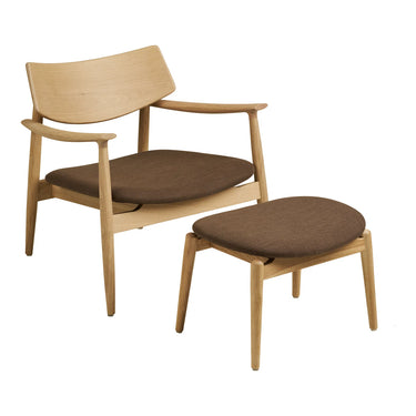 Poltrona Olvera con poggiapiedi