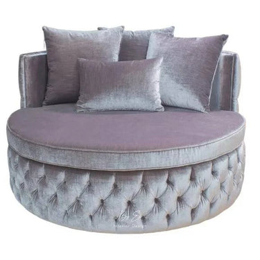 2 sillones de jardín con reposabrazos y juego de cojines - 80x79x83 - Natural/Gris - Teca