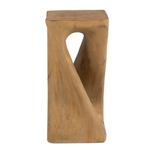 Tavolino / Sgabello Bianco 35x35x49 cm