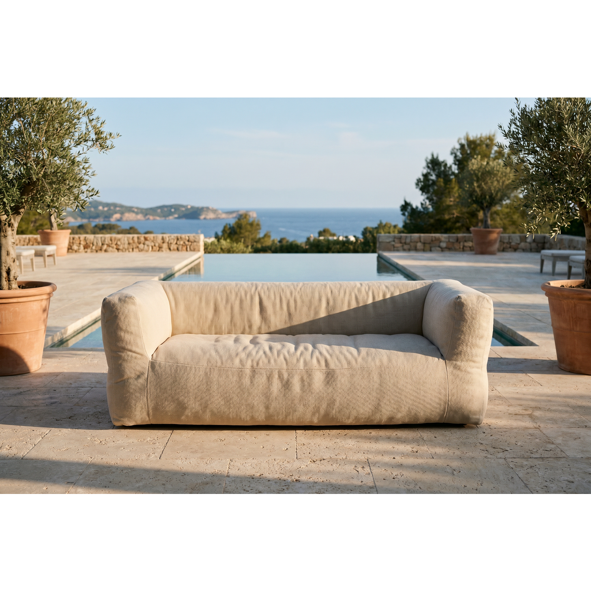 Divano da esterno NOMAD - Copa 141 beige