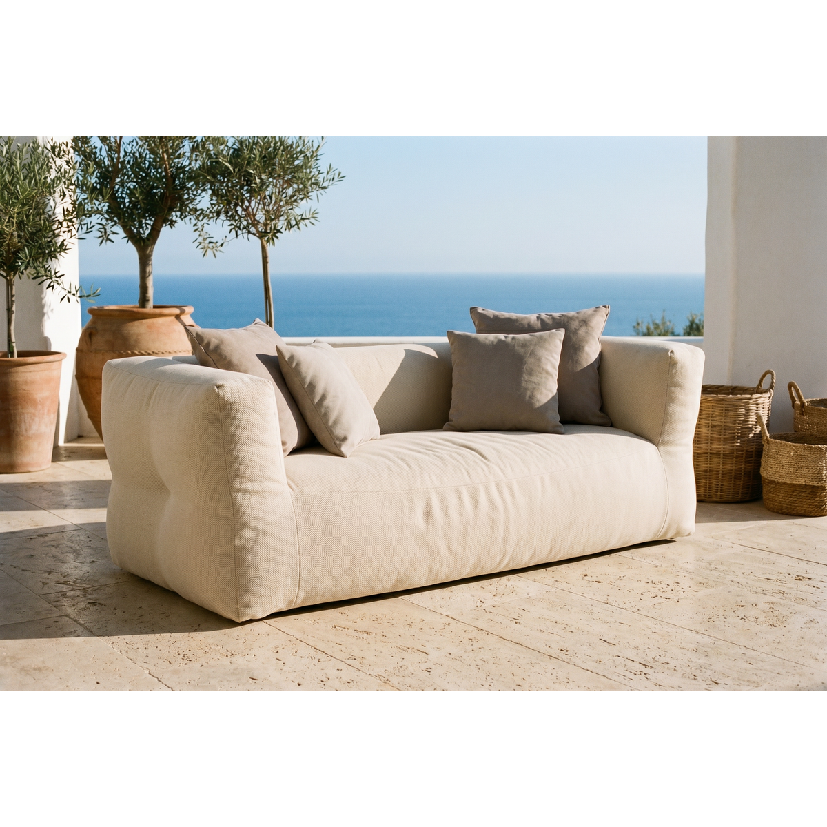 Divano da esterno NOMAD - Sud 141 beige