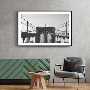 Poster Il ponte di Brooklyn da vicino II