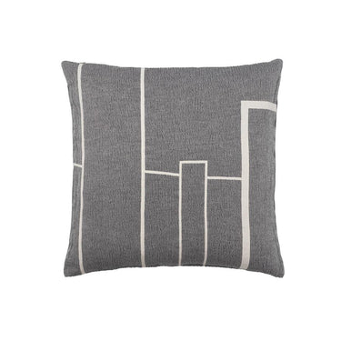 Cuscino architettonico | Bianco sporco/nero melange - ELIARREDA