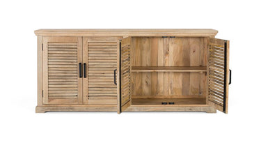 Credenza a 4 ante realizzata in legno massello di mango 1730