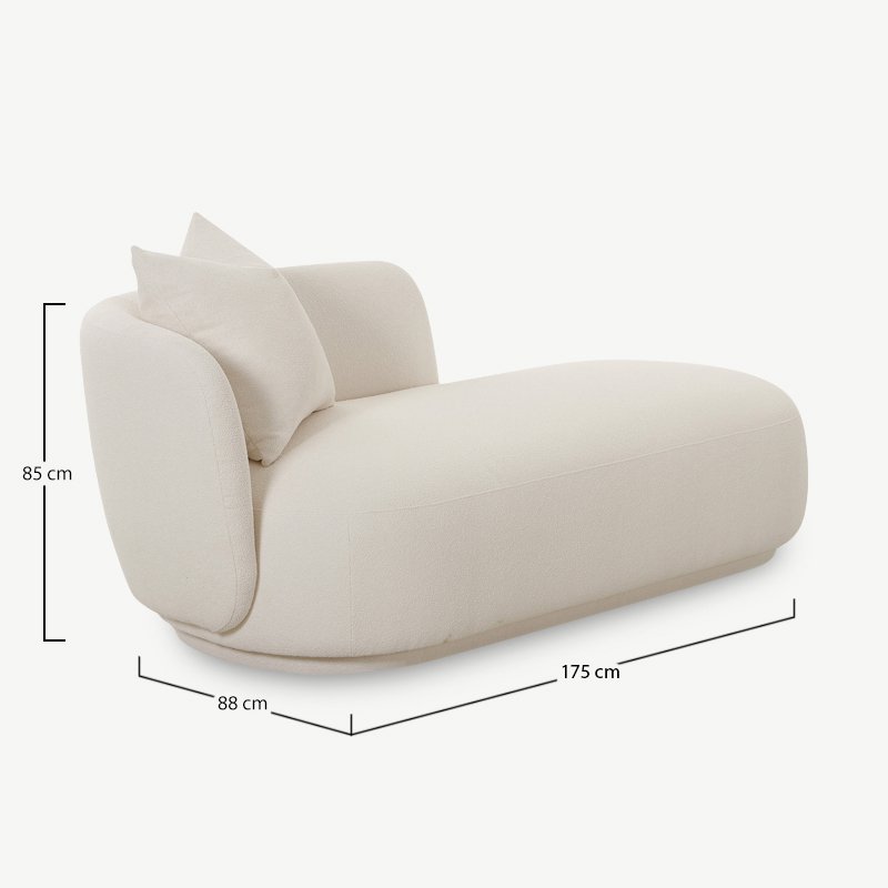 Dormeuse Ginevra, Tessuto Beige