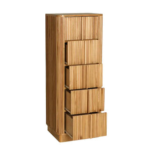 Cassettiera in legno DM di colore 45x40x115cm