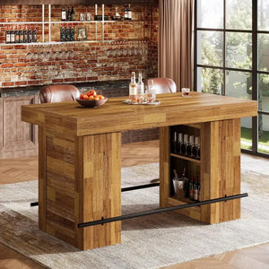 EXTENDING DINING TABLE IN PORCELAIN AND WALNUT WOOD 