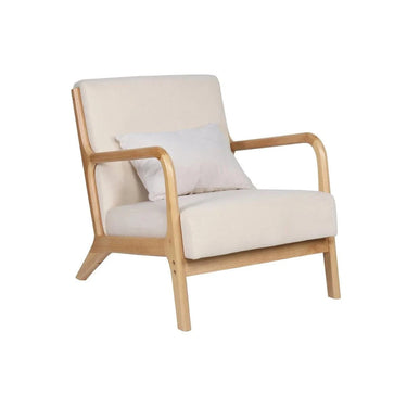 POLTRONA TOKIO BEIGE MICROFIBRA/LEGNO OK1036 (8444)
