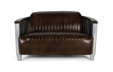 DIVANO IN PELLE STILE INDUSTRIAL 2213