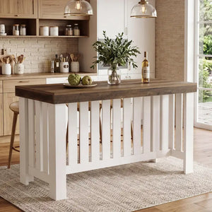 EXTENDING DINING TABLE IN PORCELAIN AND WALNUT WOOD 