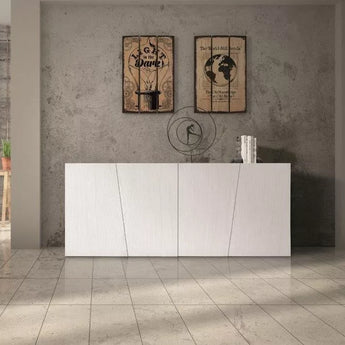 Credenza SAN BABILA abete bianco spazzolato 180x50 cm H 75 cm