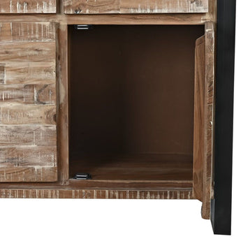 BUFFET ACACIA METALLO 140X40X85 NATURALE