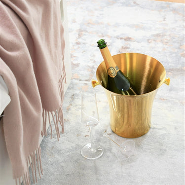 Secchiello portabottiglie per vino e champagne dorato