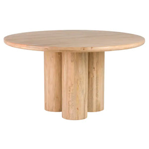 Tavolo da pranzo in legno di mango Felo 140x140x76 cm