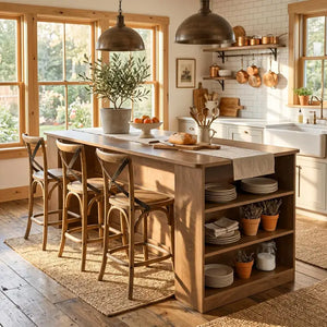EXTENDING DINING TABLE IN PORCELAIN AND WALNUT WOOD 