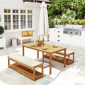 Set di mobili da salotto giardino 3 pz