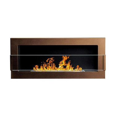 Biochimenea 900x400 mm con cristal - oro mate
