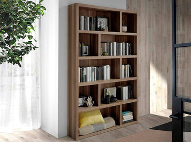 LIBRERIA IN LEGNO DI NOCE - ELIARREDA