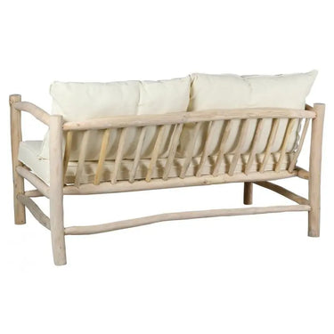 Divano di design in teak con cuscini-MCA1440C