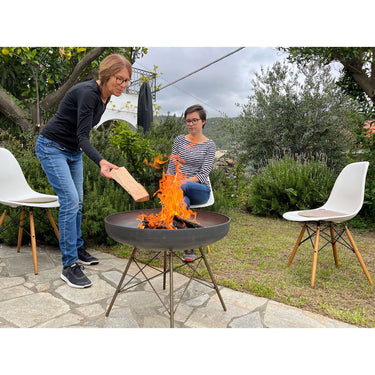 Braciere Charles, ⌀ 60 x 48 cm, acciaio resistente alle intemperie
