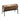 Maceta J-Line con pie de medio tronco en madera de paulownia/hierro natural/negro grande 
