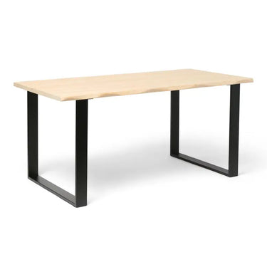 EXTENDING DINING TABLE IN PORCELAIN AND WALNUT WOOD 
