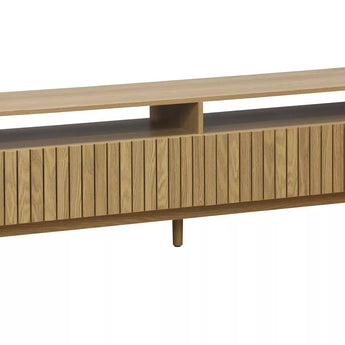 PLANK TV STAND NORDIC OAK / BLACK. OK1296 (8472)