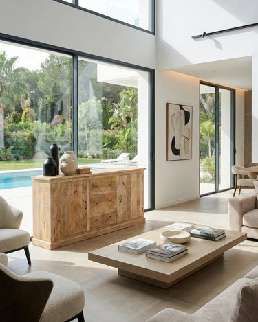 Credenza in legno massello Punta del Este 193 cm