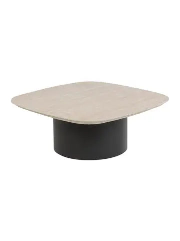TAVOLO DA CENTRO IN ALLUMINIO PER ESTERNO GIARDINO 80x80x32 CM