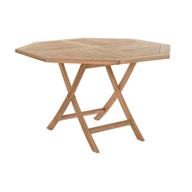 TAVOLO DA PRANZO SET 5 TEAK 120X120X75 100,00 4 SEDIE MB193185