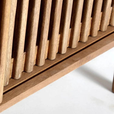 Mobile TV Trevoux, legno di mango marrone