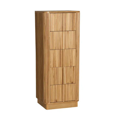 Cassettiera in legno DM di colore 45x40x115cm
