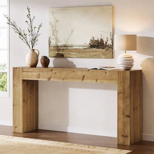 EXTENDING DINING TABLE IN PORCELAIN AND WALNUT WOOD 