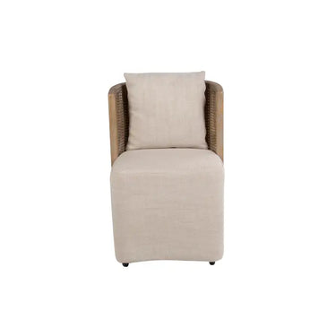 Poltrona Legno Frassino Beige 54x59x82 cm