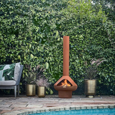 Caminetto in metallo Fornax per esterni