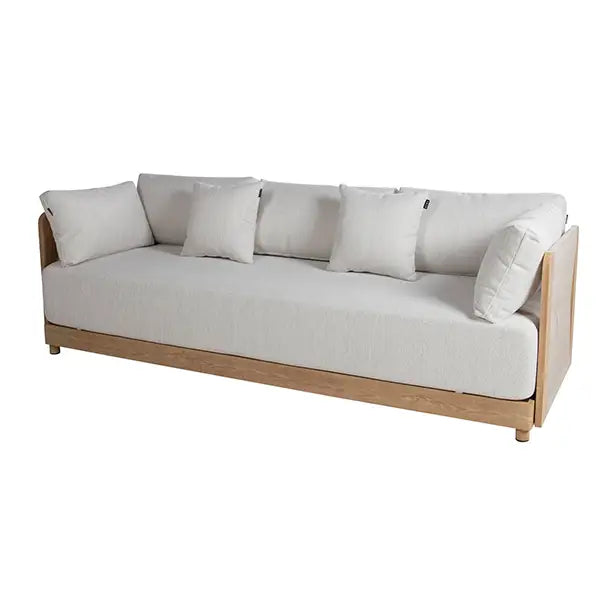 DIVANO 3 POSTI ALLUMINIO CORDA 238x88x70CM