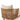 Il divano letto Malawi - Beige naturale - ELIARREDA