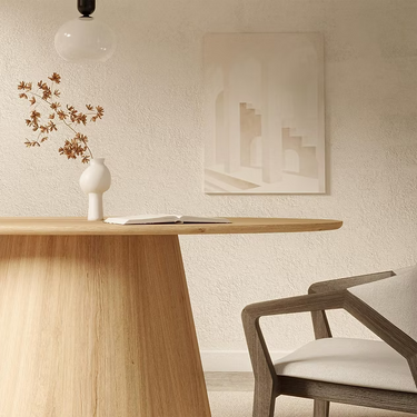 Tavolo da pranzo ovale in legno NOEL