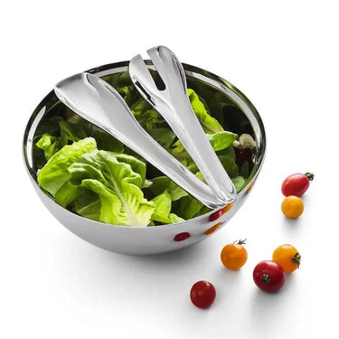Insalatiera con set di posate per insalata